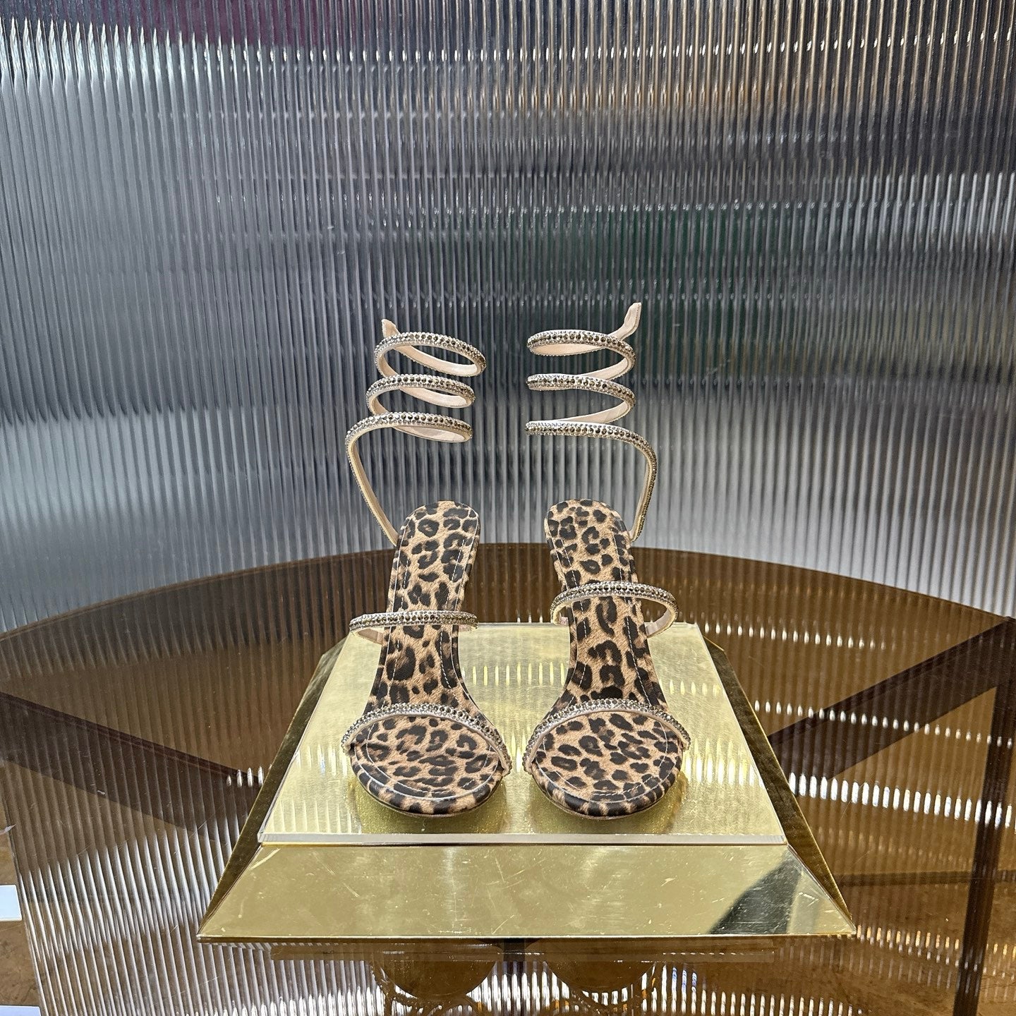 Rene Caovilla Cleo Animalier Sandal