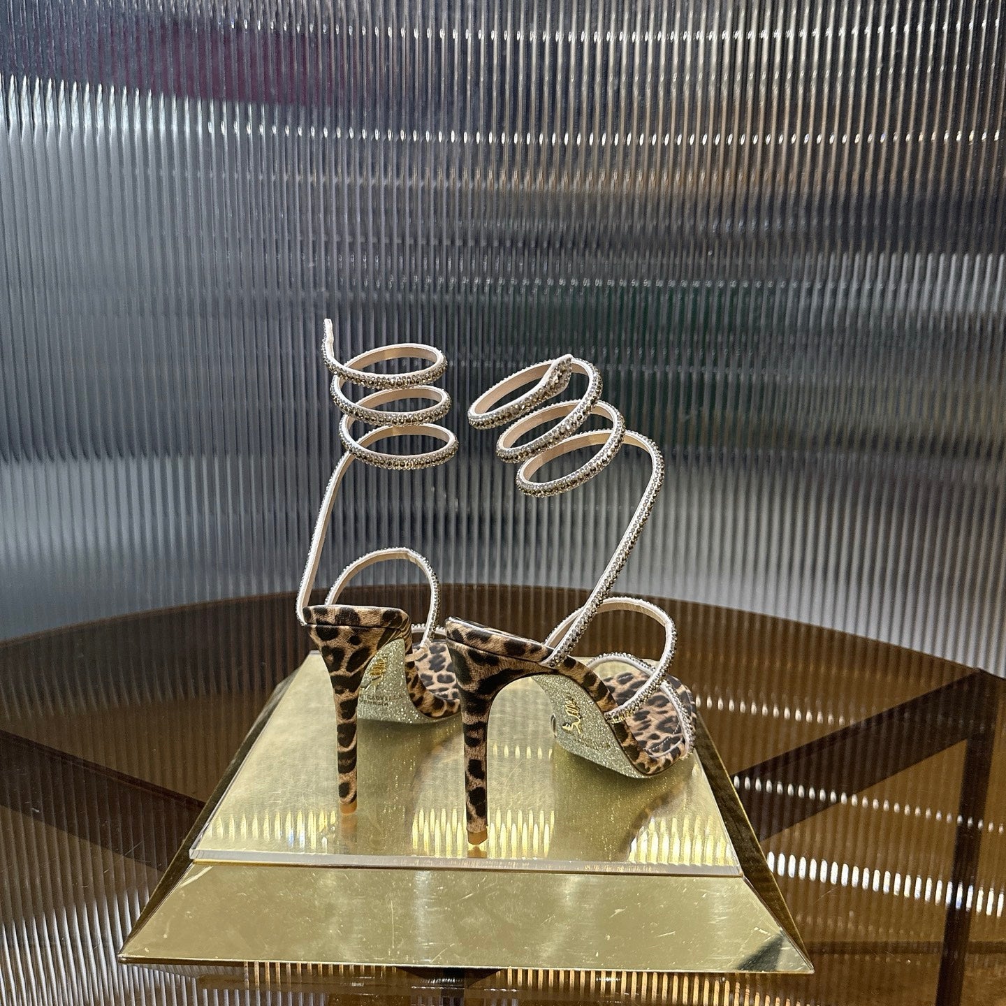 Rene Caovilla Cleo Animalier Sandal