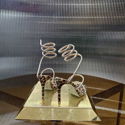 Rene Caovilla Cleo Animalier Sandal