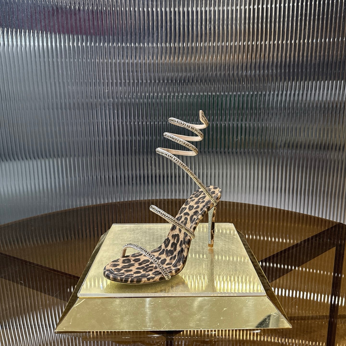 Rene Caovilla Cleo Animalier Sandal