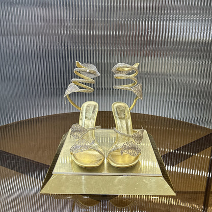 Rene Caovilla Leaf Sandal
