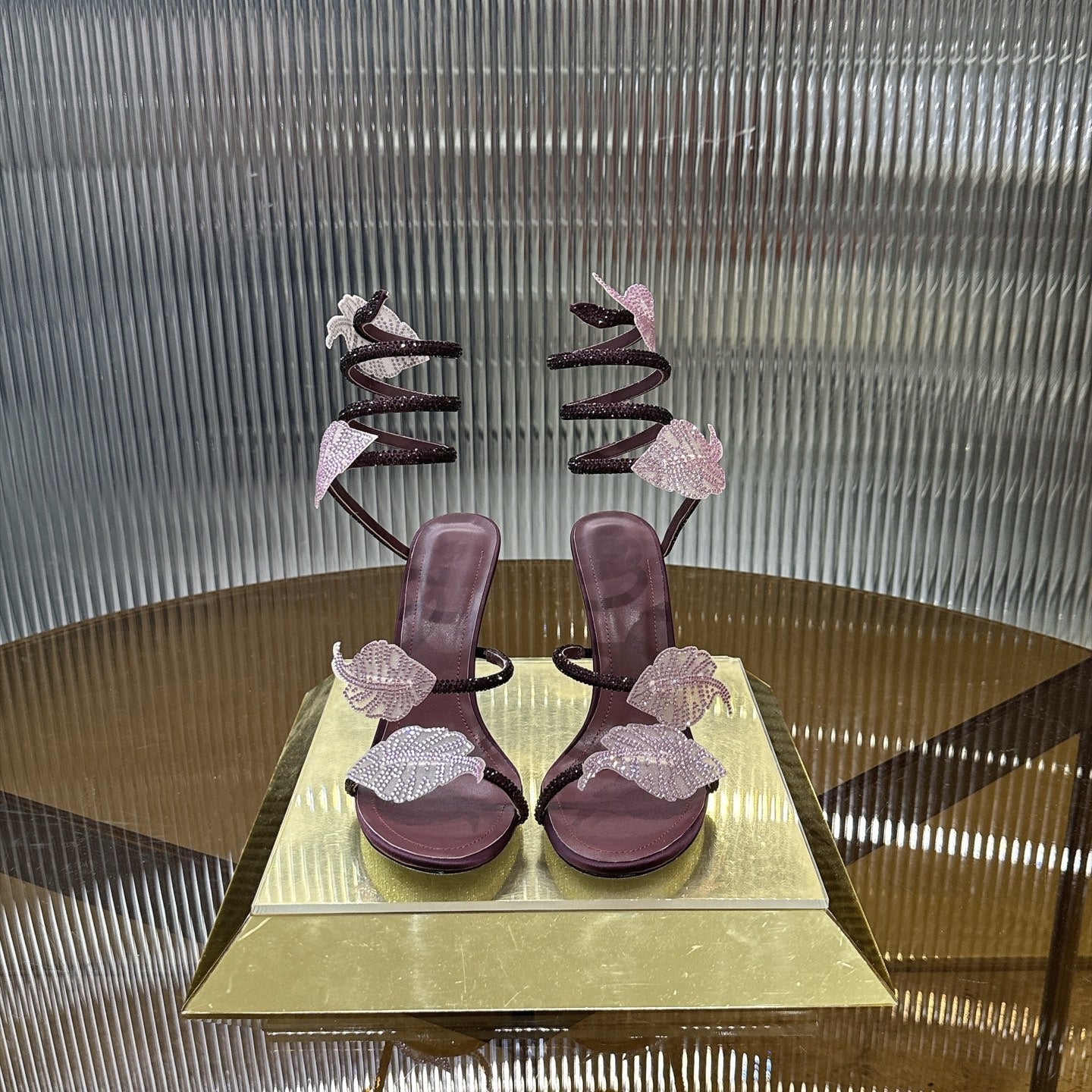 Rene Caovilla Leaf Sandal