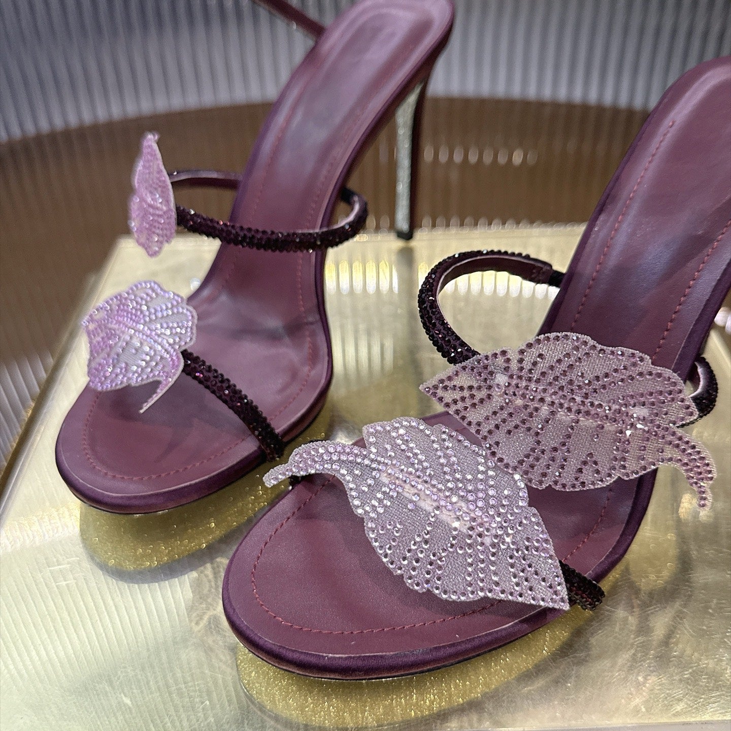 Rene Caovilla Leaf Sandal