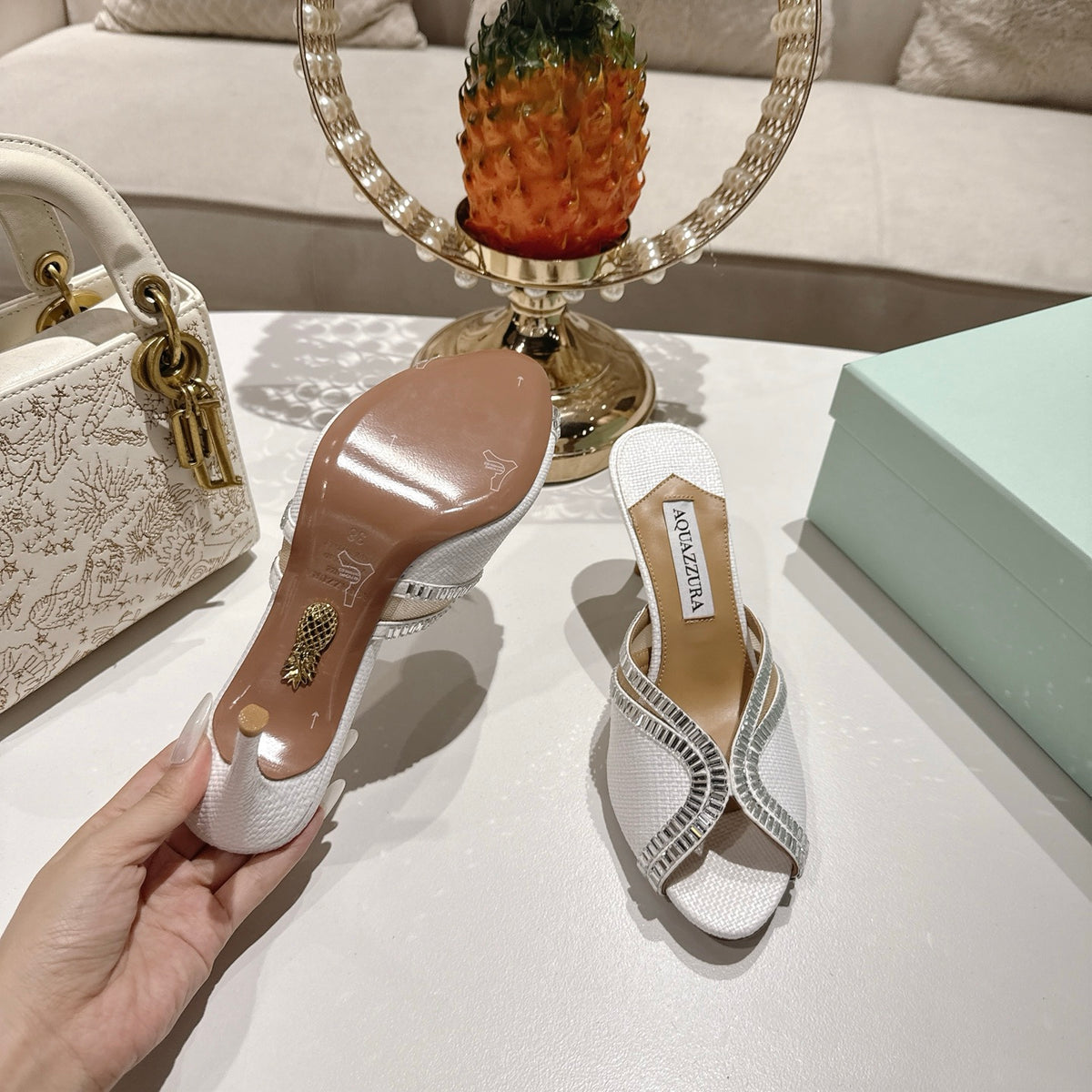Aquazzura Wild Aurora Mule
