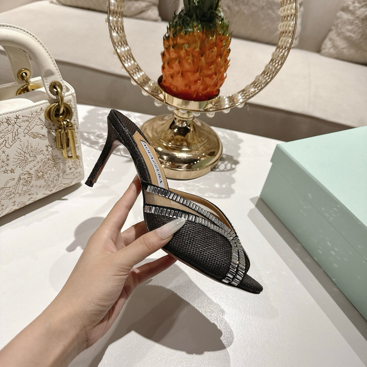 Aquazzura Wild Aurora Mule