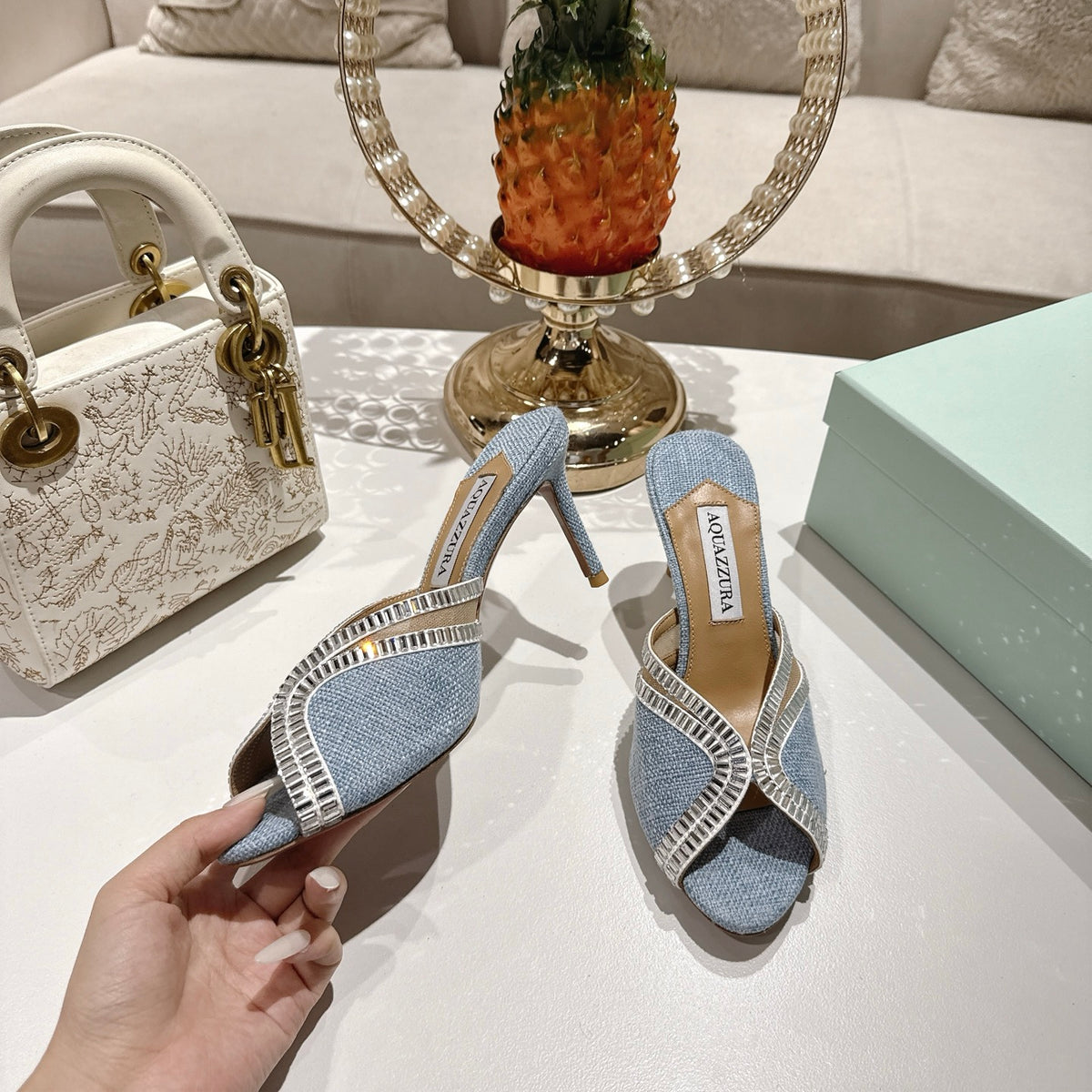 Aquazzura Wild Aurora Mule