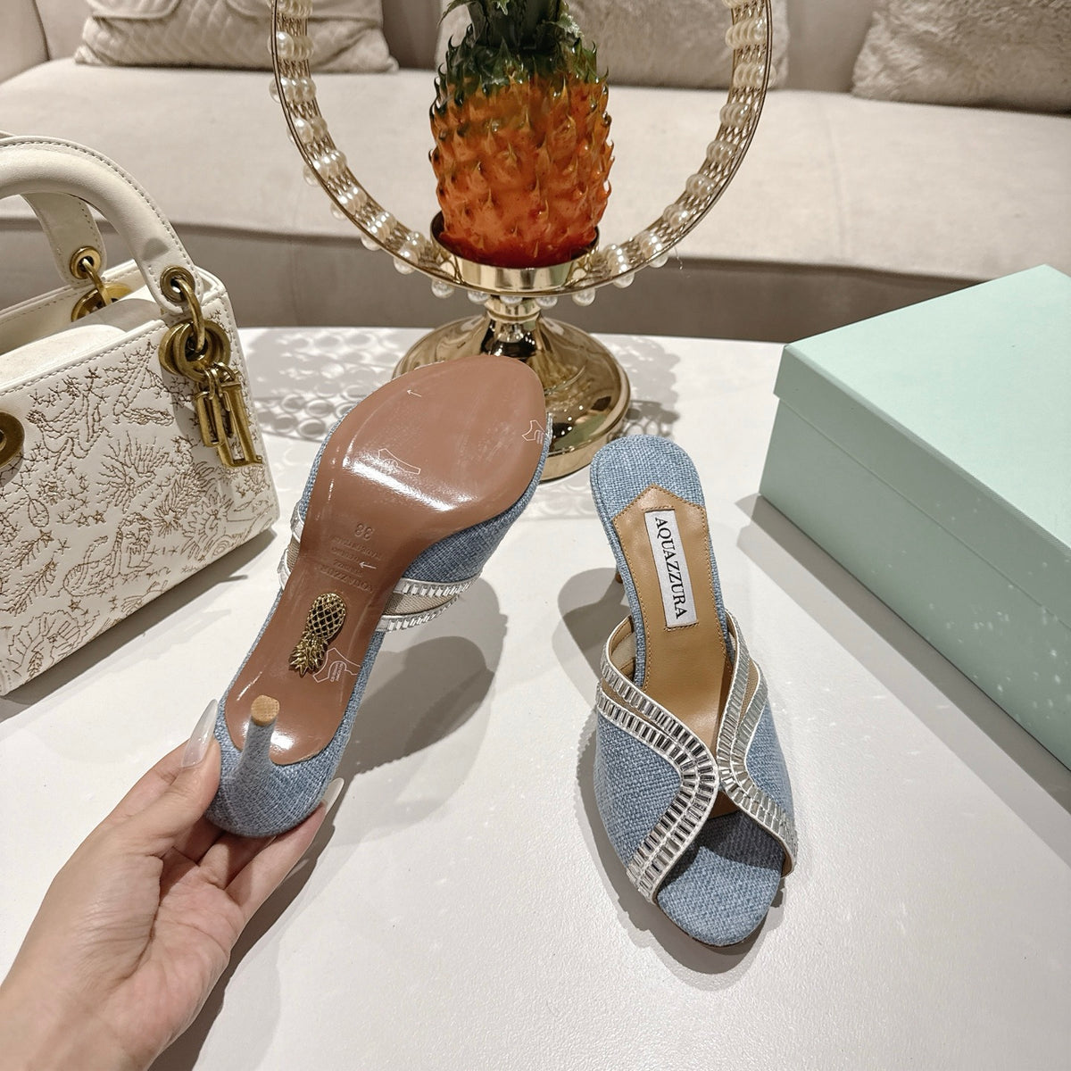 Aquazzura Wild Aurora Mule