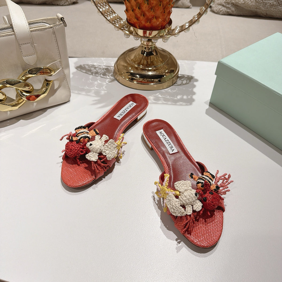 Aquazzura Marea Mule/ Slide