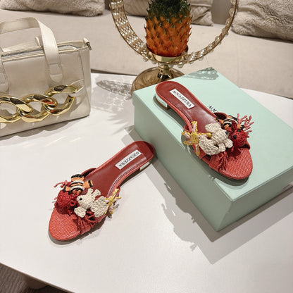 Aquazzura Marea Mule/ Slide