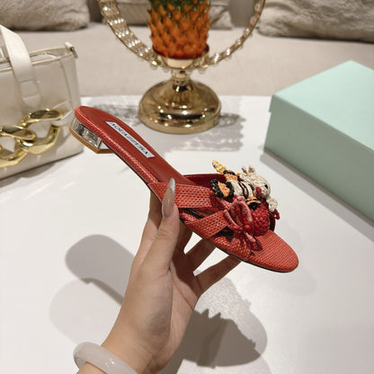 Aquazzura Marea Mule/ Slide