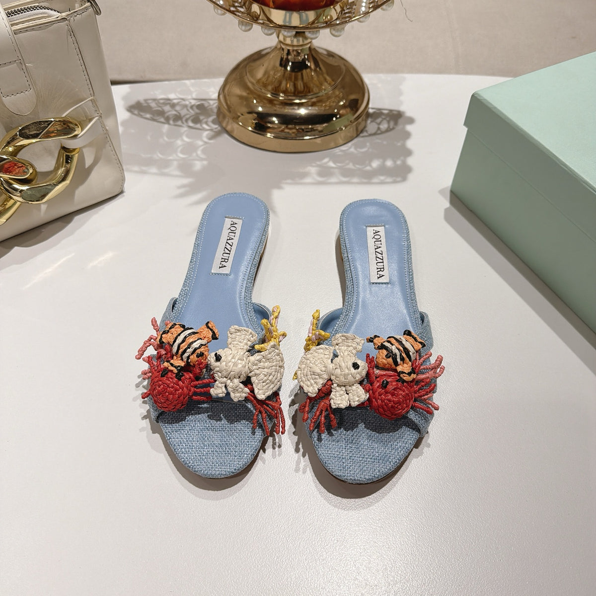 Aquazzura Marea Mule/ Slide