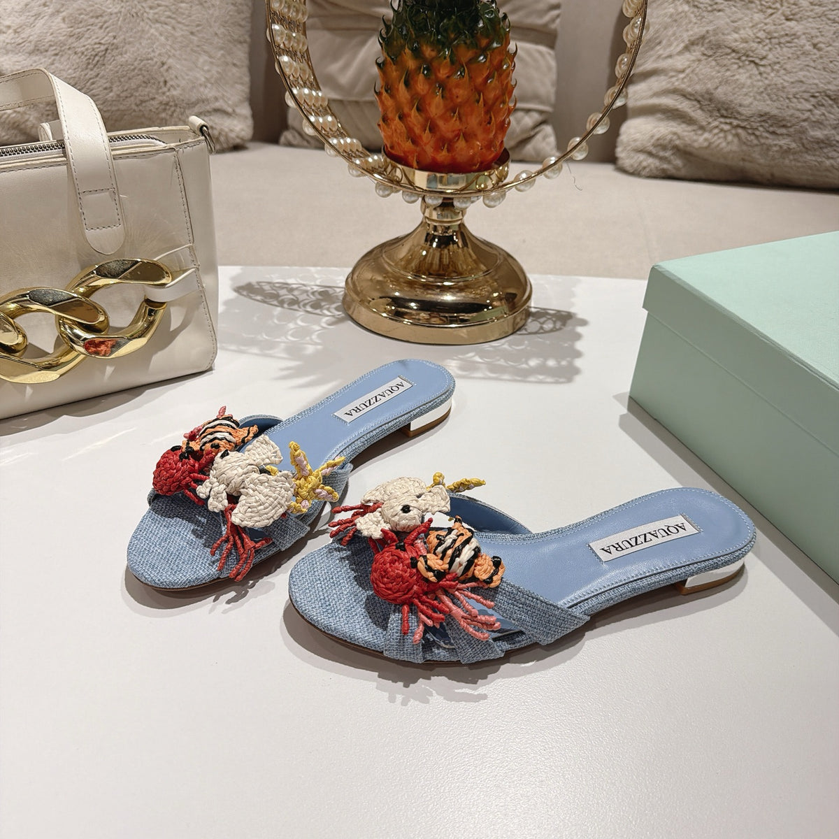 Aquazzura Marea Mule/ Slide