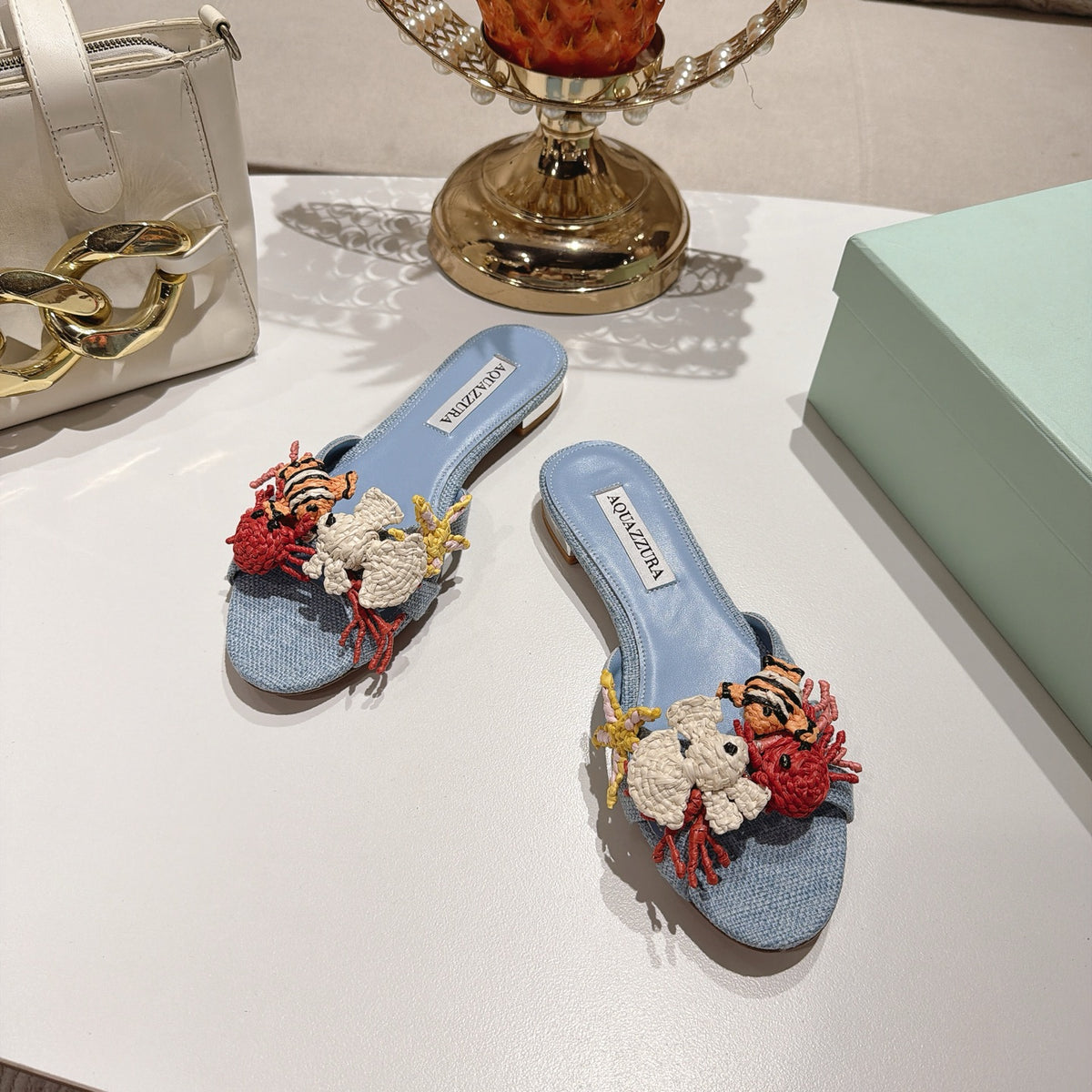 Aquazzura Marea Mule/ Slide
