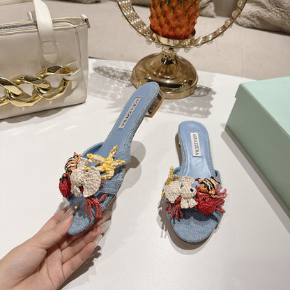 Aquazzura Marea Mule/ Slide