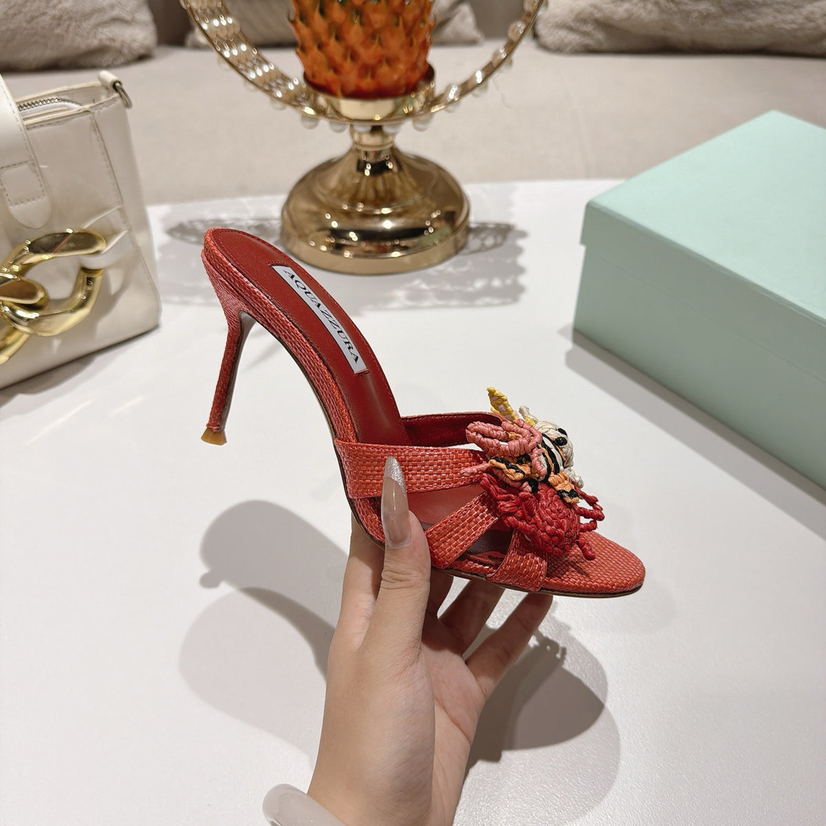 Aquazzura Marea Mule/ Slide