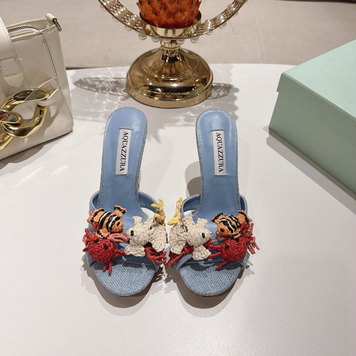 Aquazzura Marea Mule/ Slide