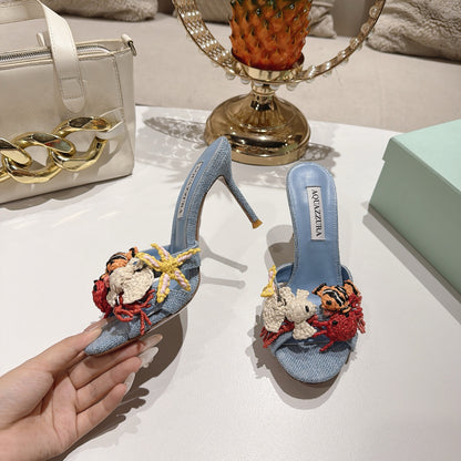 Aquazzura Marea Mule/ Slide