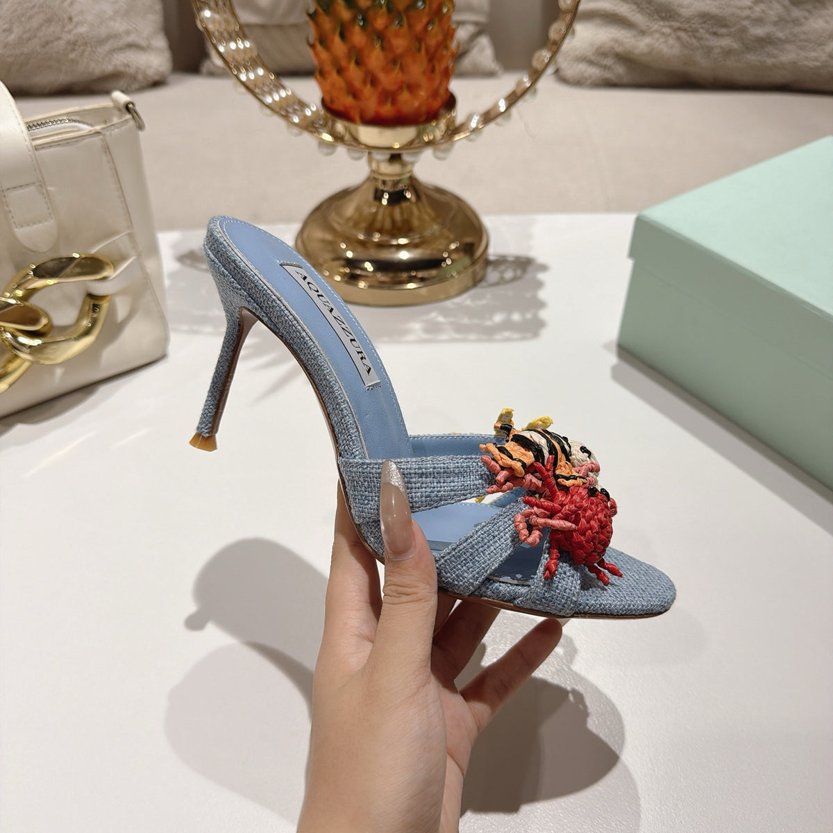 Aquazzura Marea Mule/ Slide