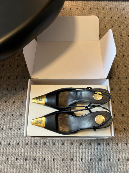 Saint Laurent Jeanne Slingback Pumps