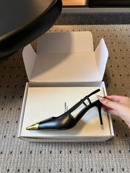 Saint Laurent Jeanne Slingback Pumps