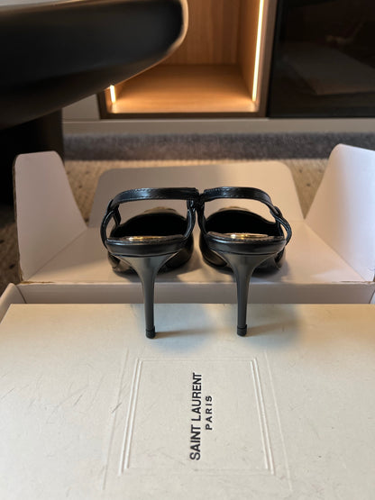 Saint Laurent Jeanne Slingback Pumps