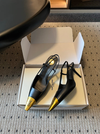 Saint Laurent Jeanne Slingback Pumps