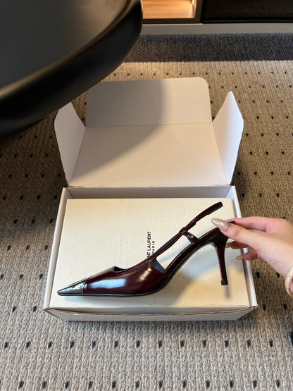 Saint Laurent Jeanne Slingback Pumps