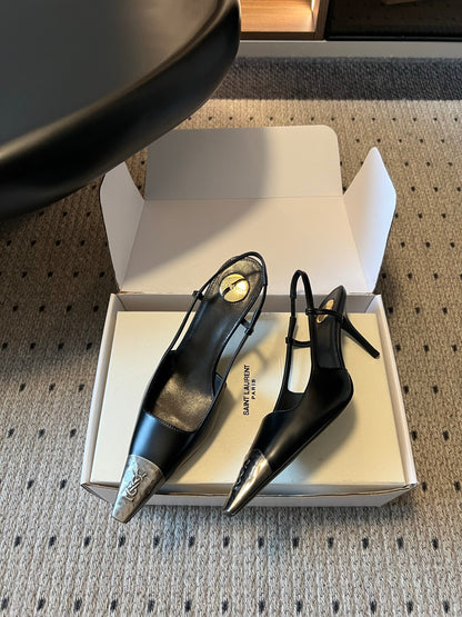Saint Laurent Jeanne Slingback Pumps