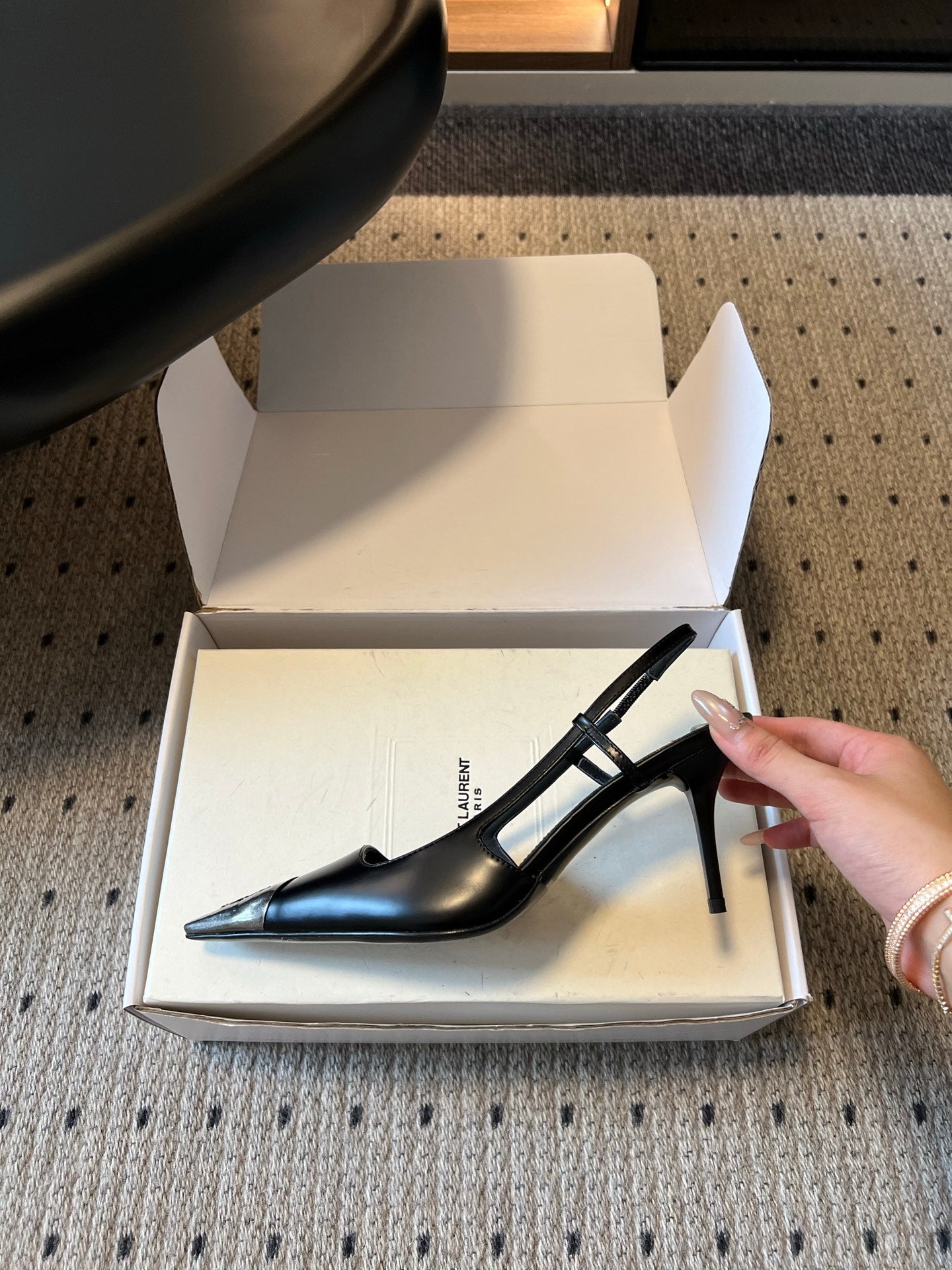 Saint Laurent Jeanne Slingback Pumps