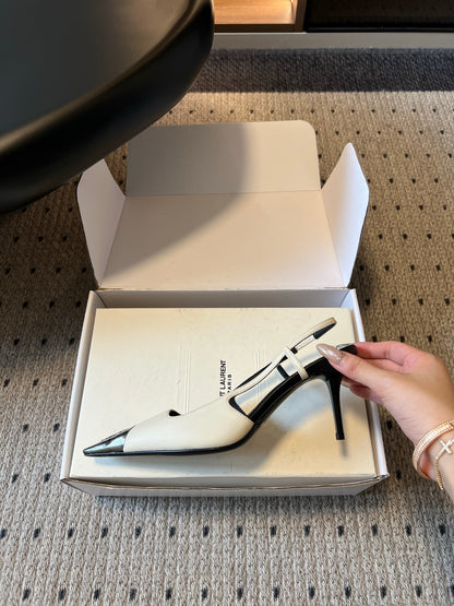Saint Laurent Jeanne Slingback Pumps