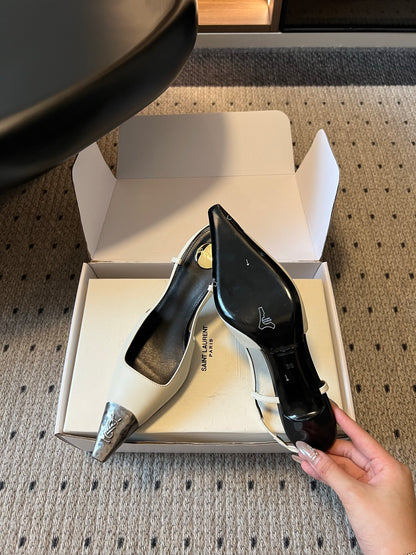 Saint Laurent Jeanne Slingback Pumps