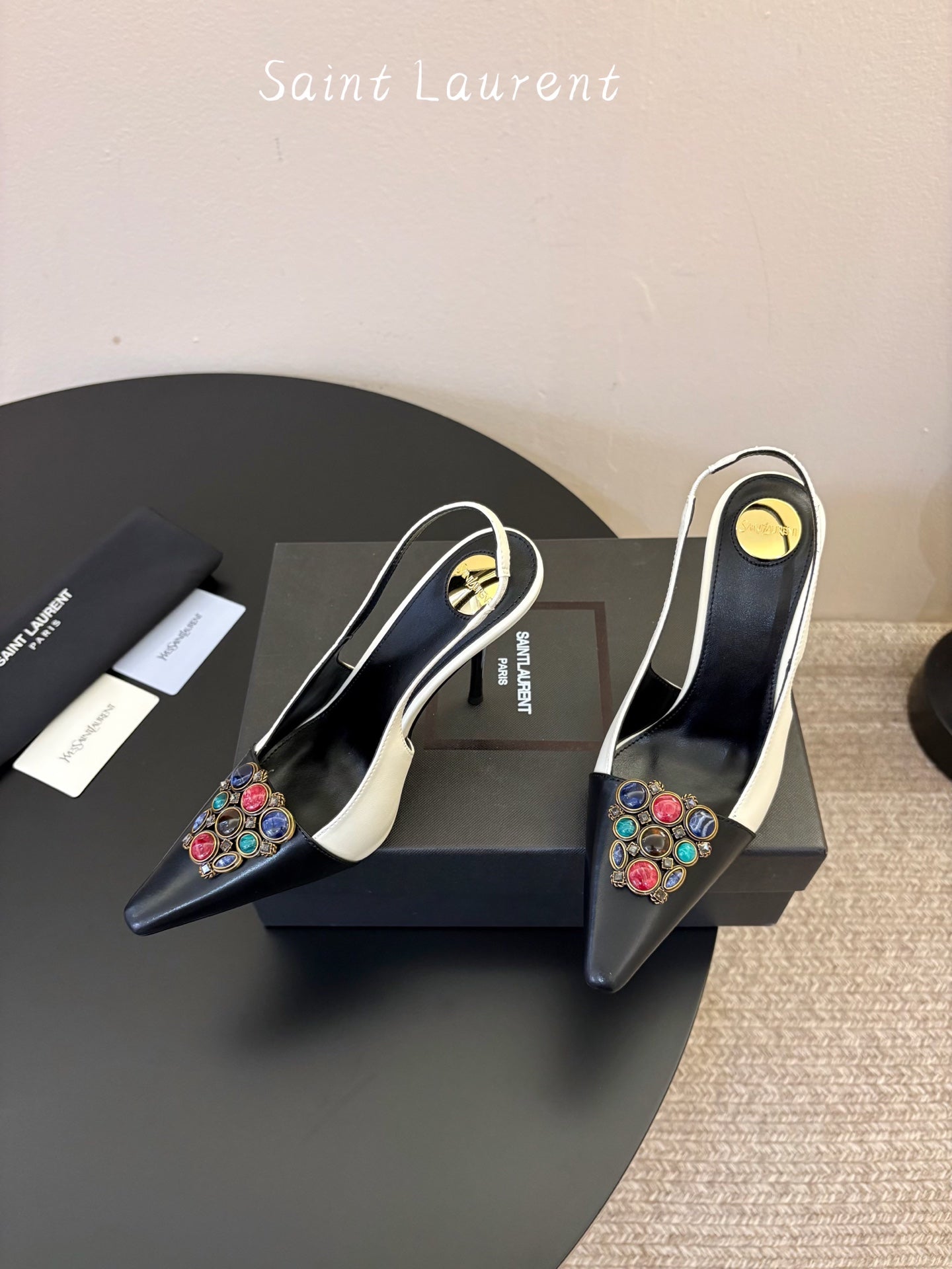Saint Laurent Iceland Slingback Pumps