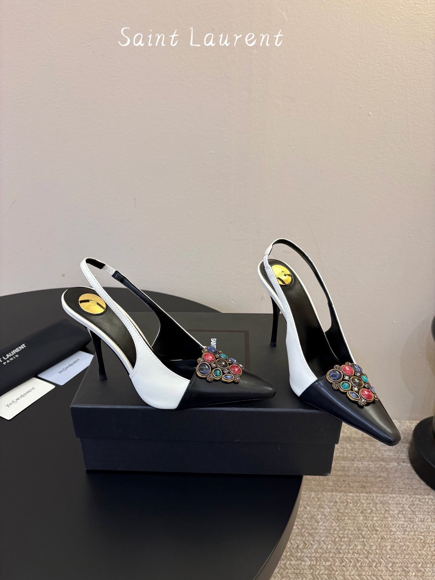 Saint Laurent Iceland Slingback Pumps