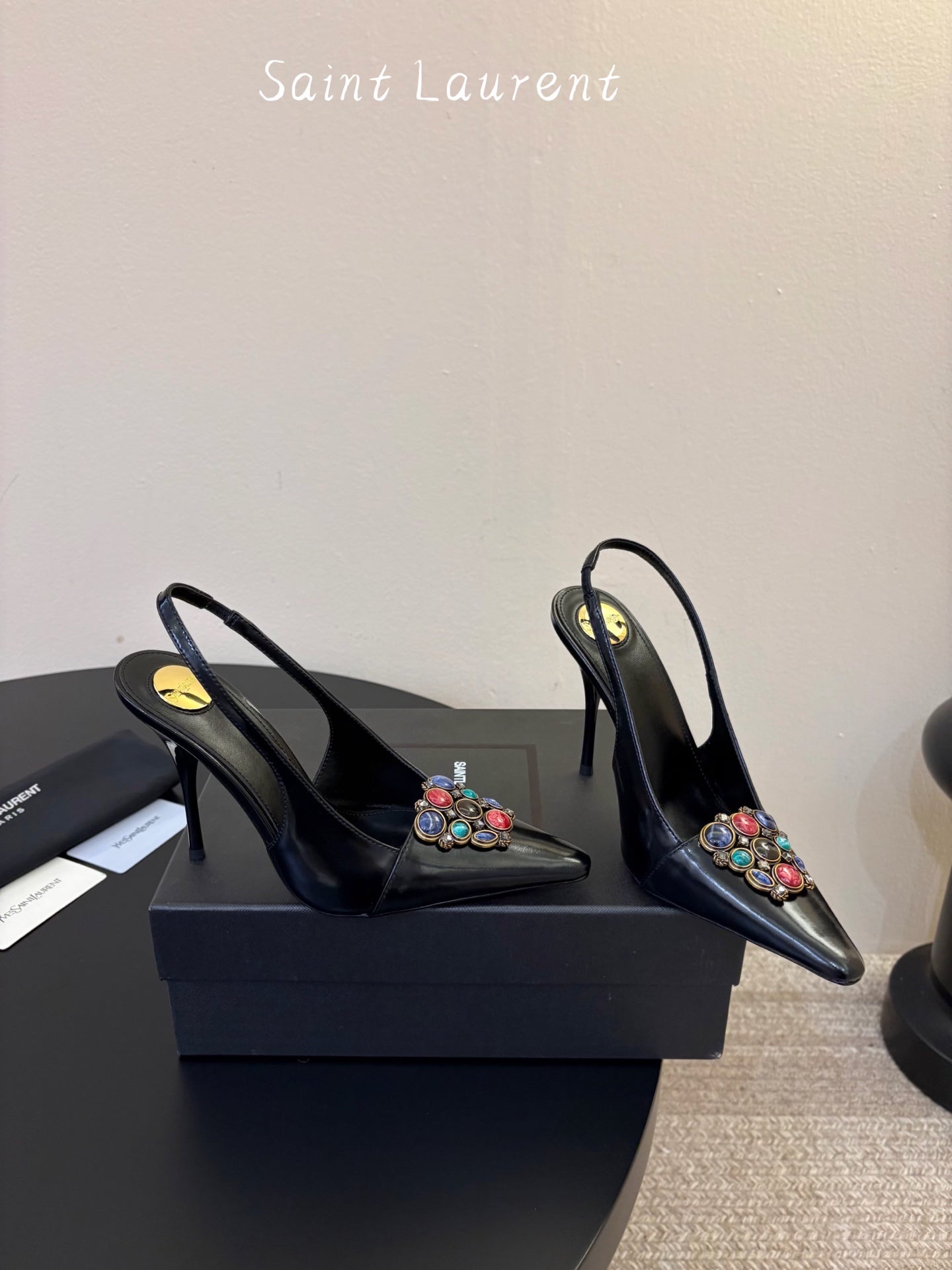Saint Laurent Iceland Slingback Pumps
