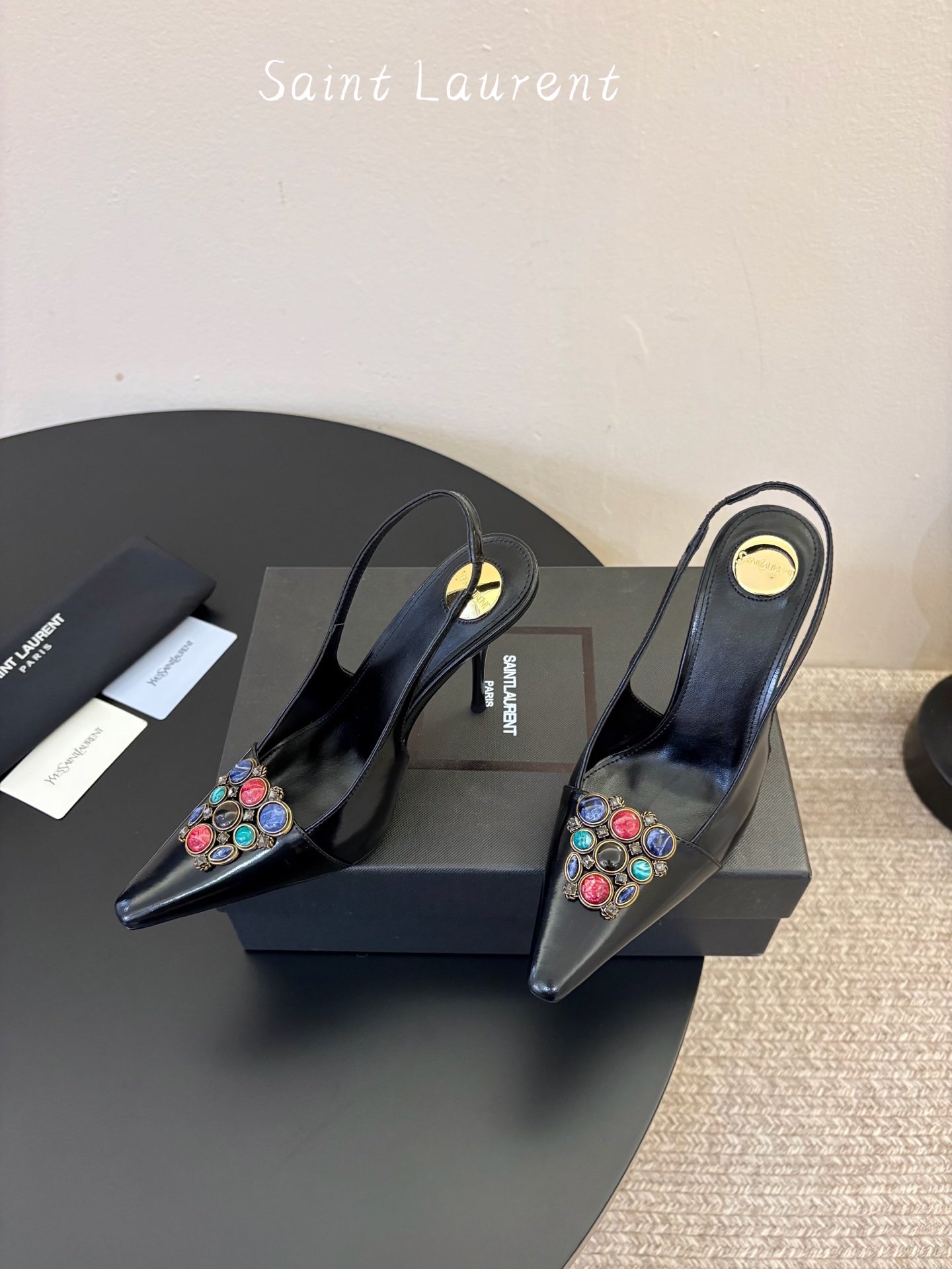 Saint Laurent Iceland Slingback Pumps
