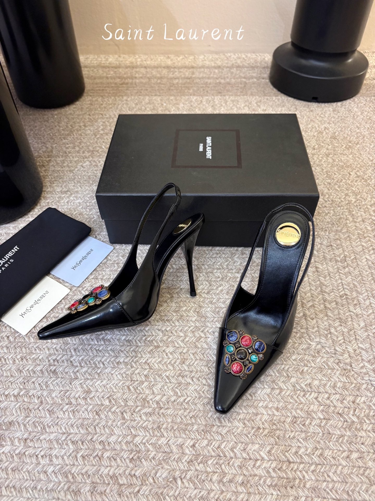 Saint Laurent Iceland Slingback Pumps