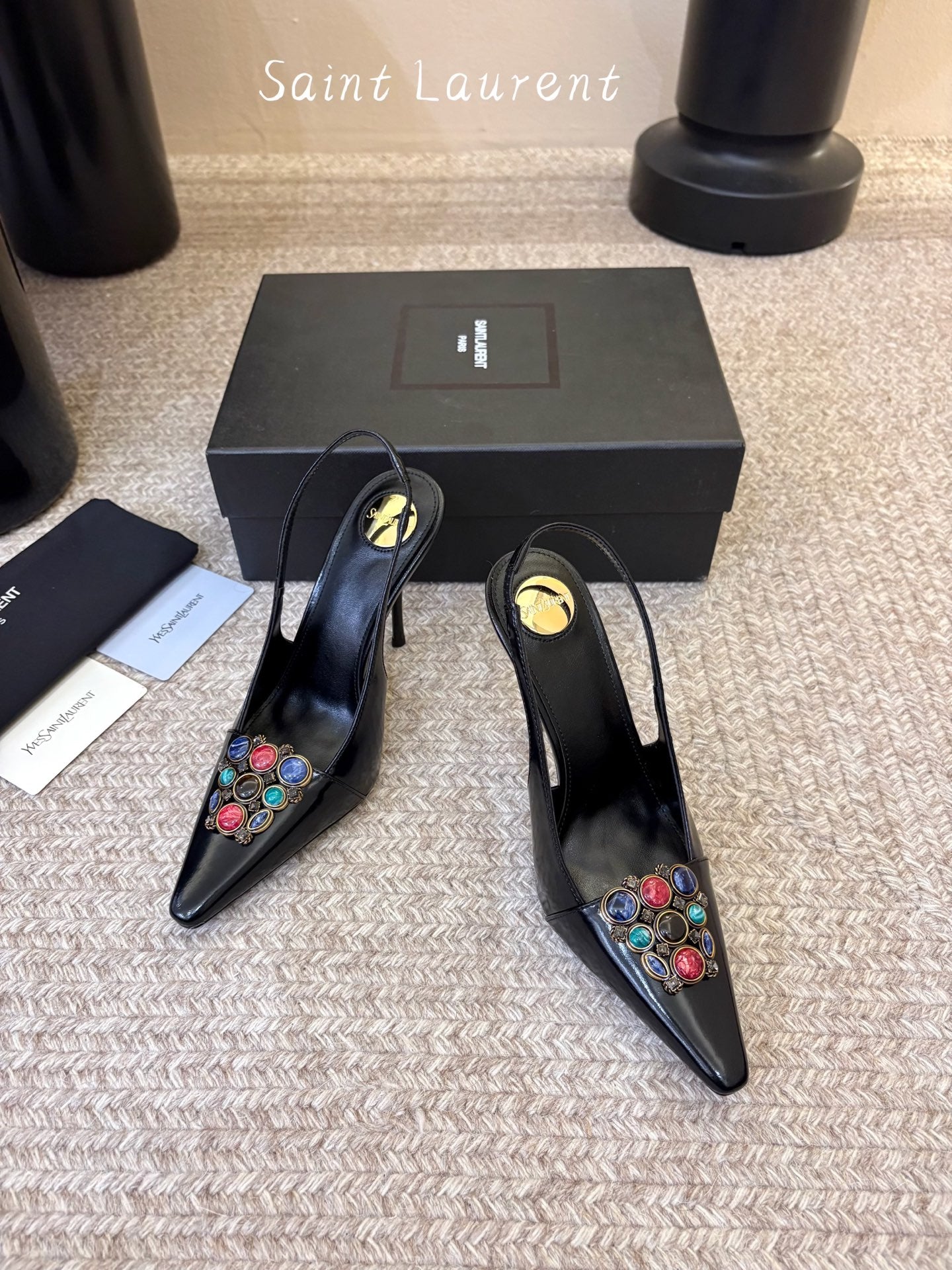 Saint Laurent Iceland Slingback Pumps