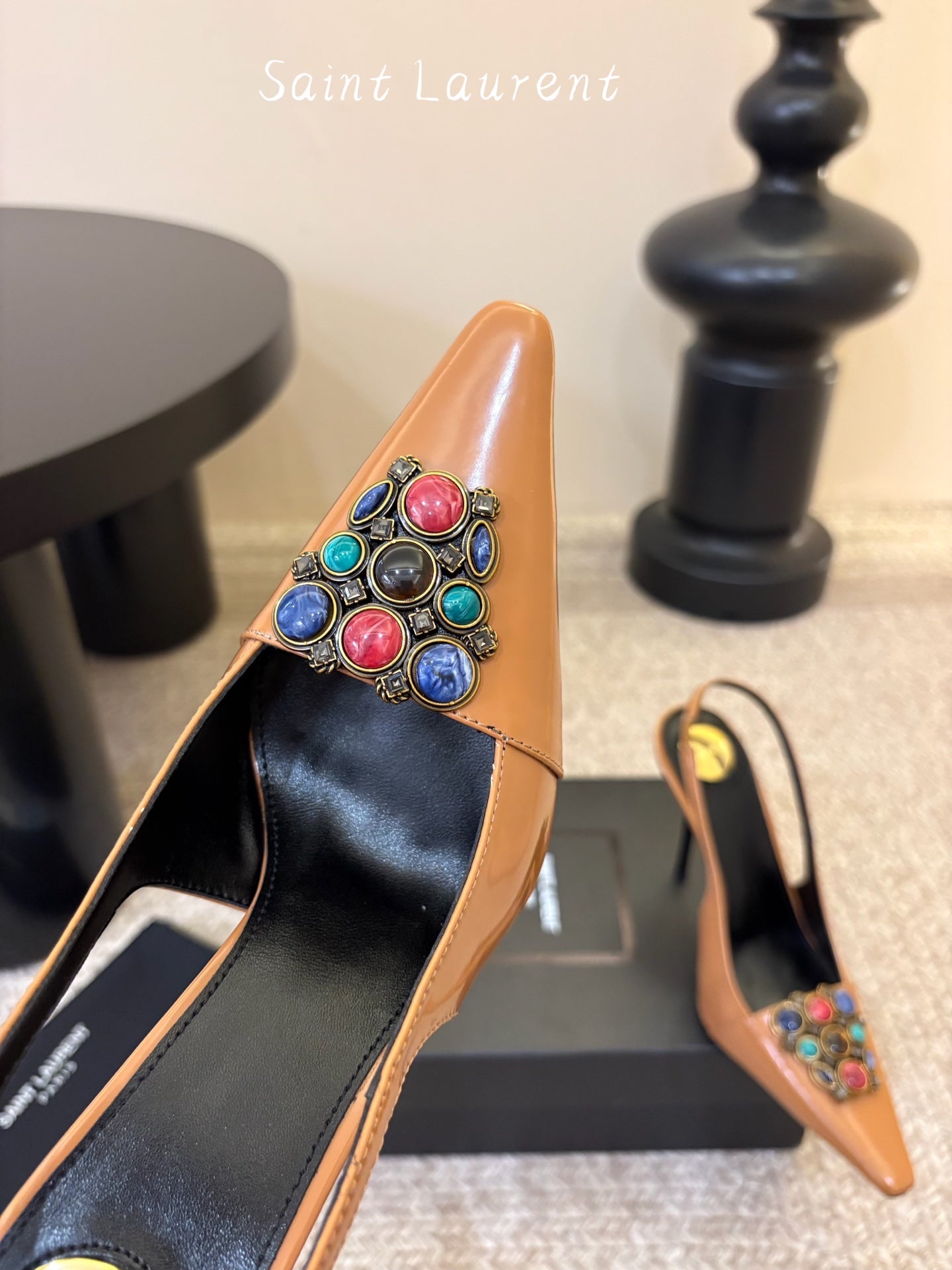 Saint Laurent Iceland Slingback Pumps