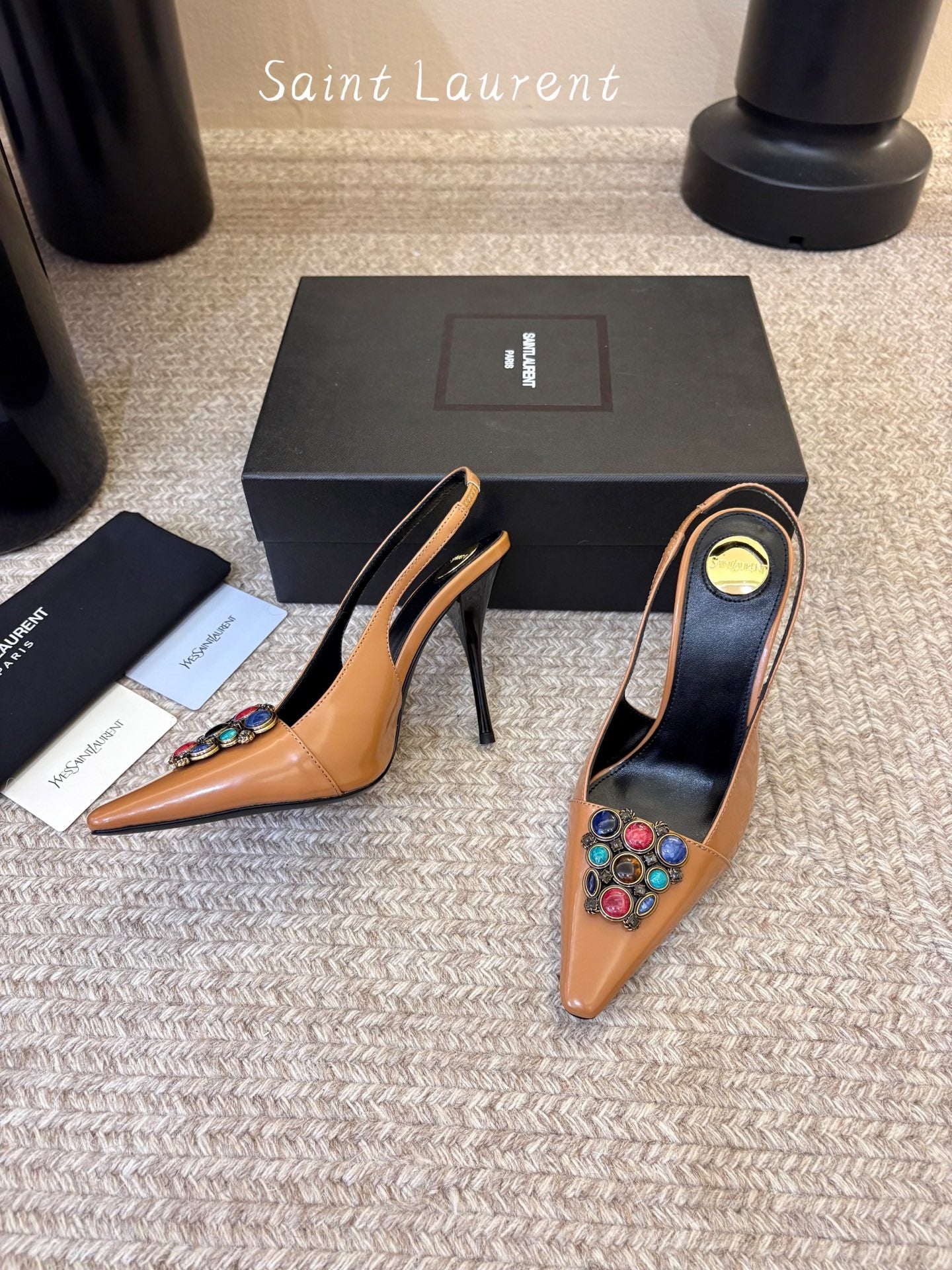 Saint Laurent Iceland Slingback Pumps