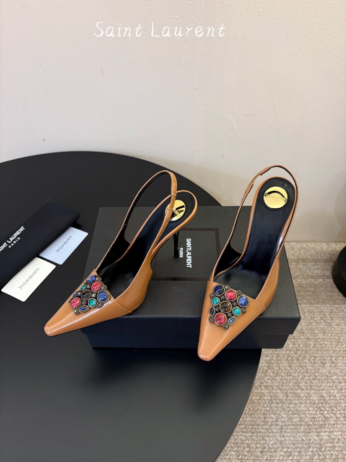 Saint Laurent Iceland Slingback Pumps