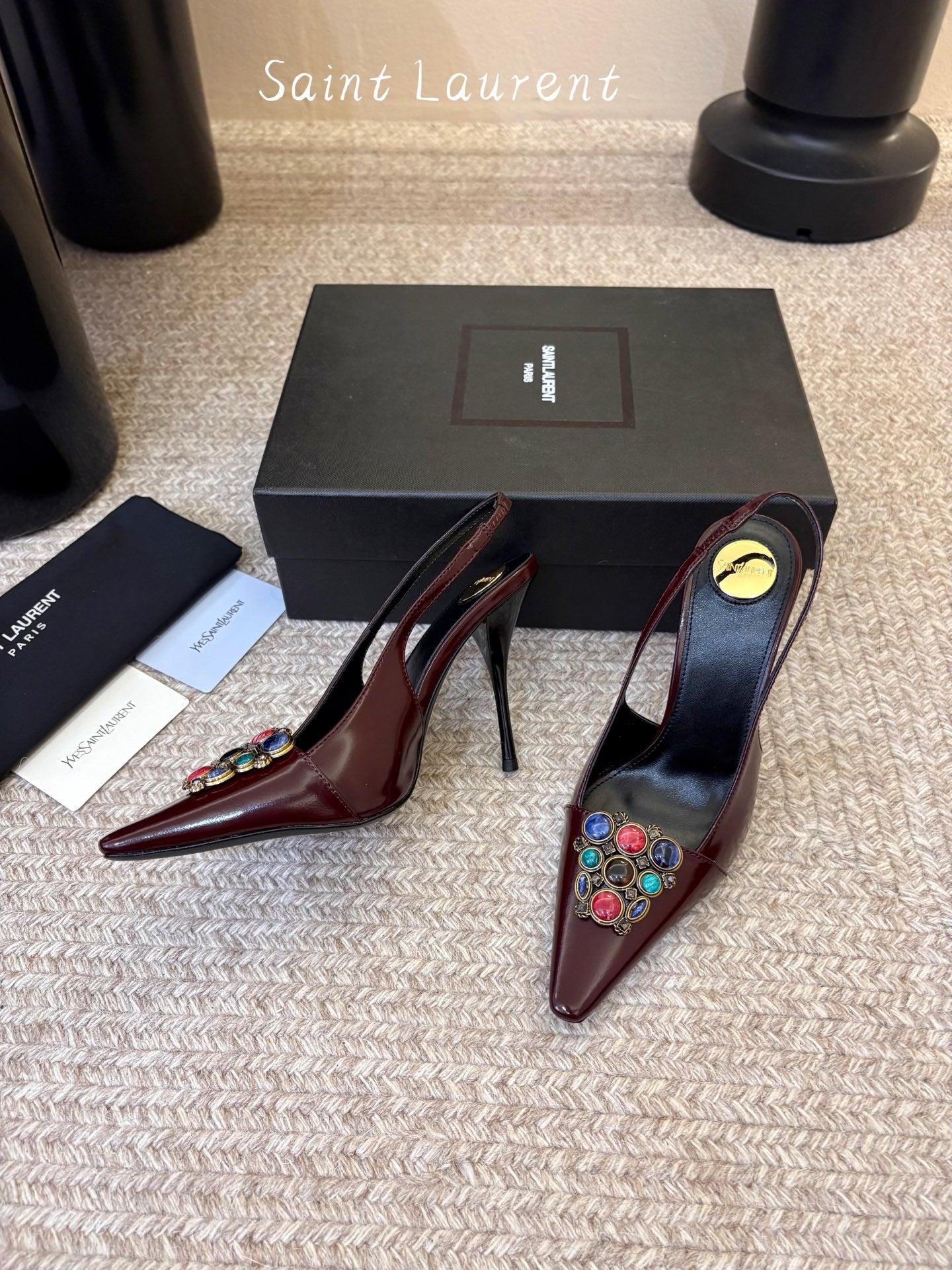 Saint Laurent Iceland Slingback Pumps