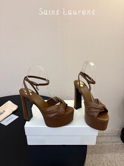 Saint Laurent Franciane Platform Sandals