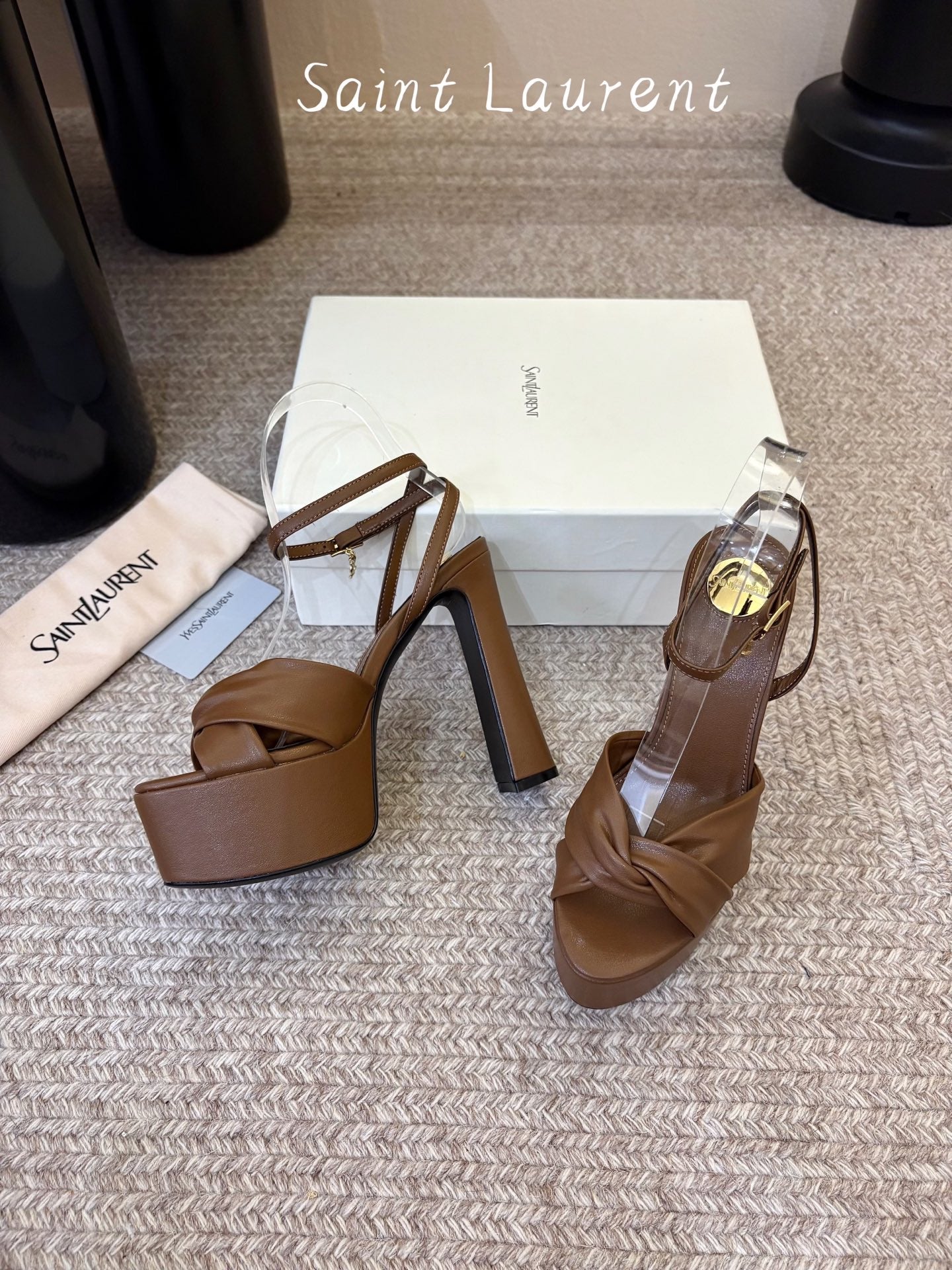 Saint Laurent Franciane Platform Sandals