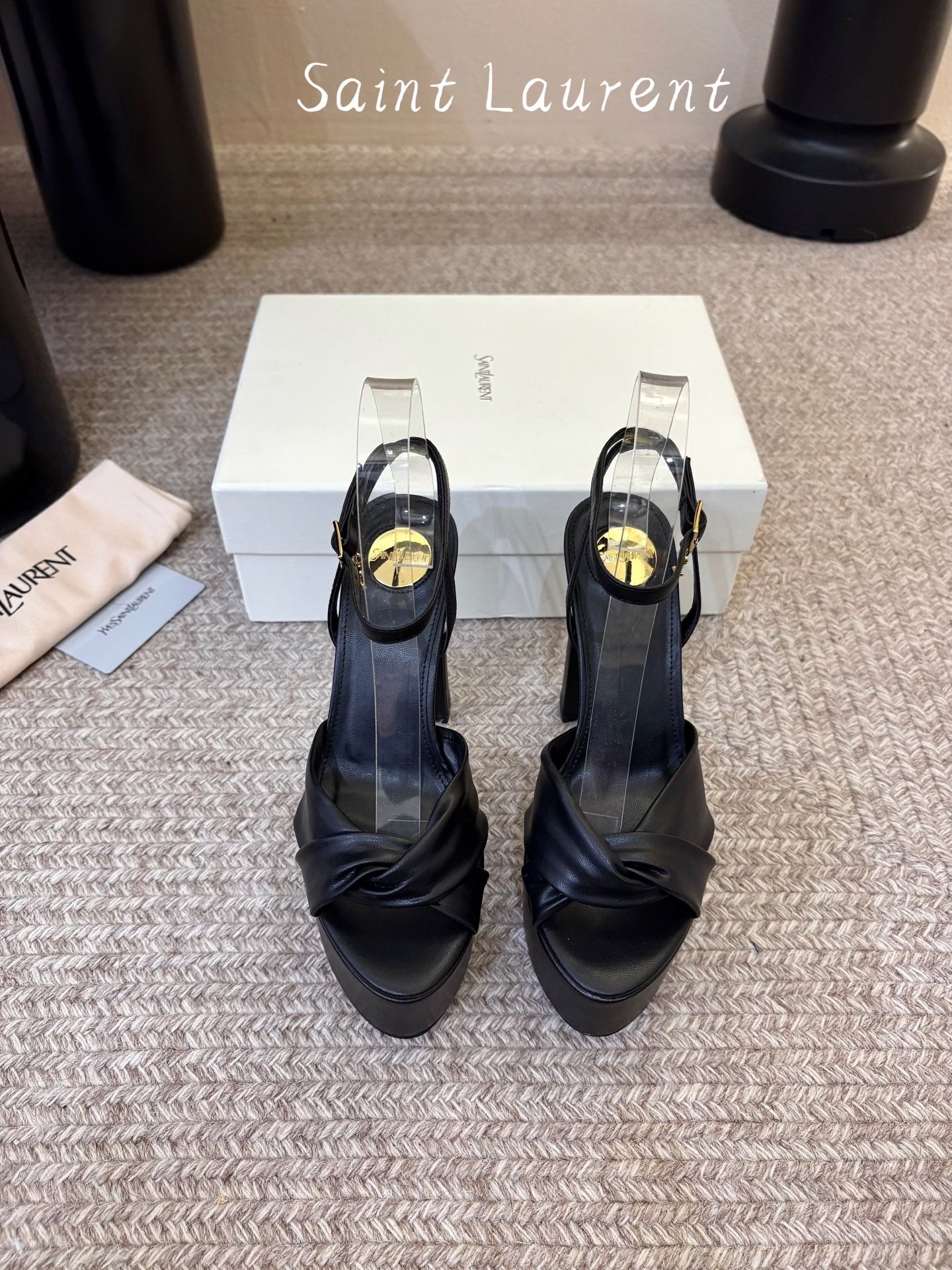 Saint Laurent Franciane Platform Sandals