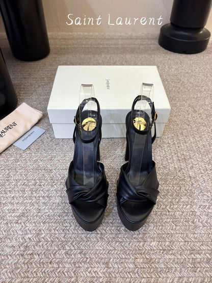 Saint Laurent Franciane Platform Sandals