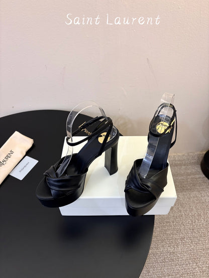 Saint Laurent Franciane Platform Sandals
