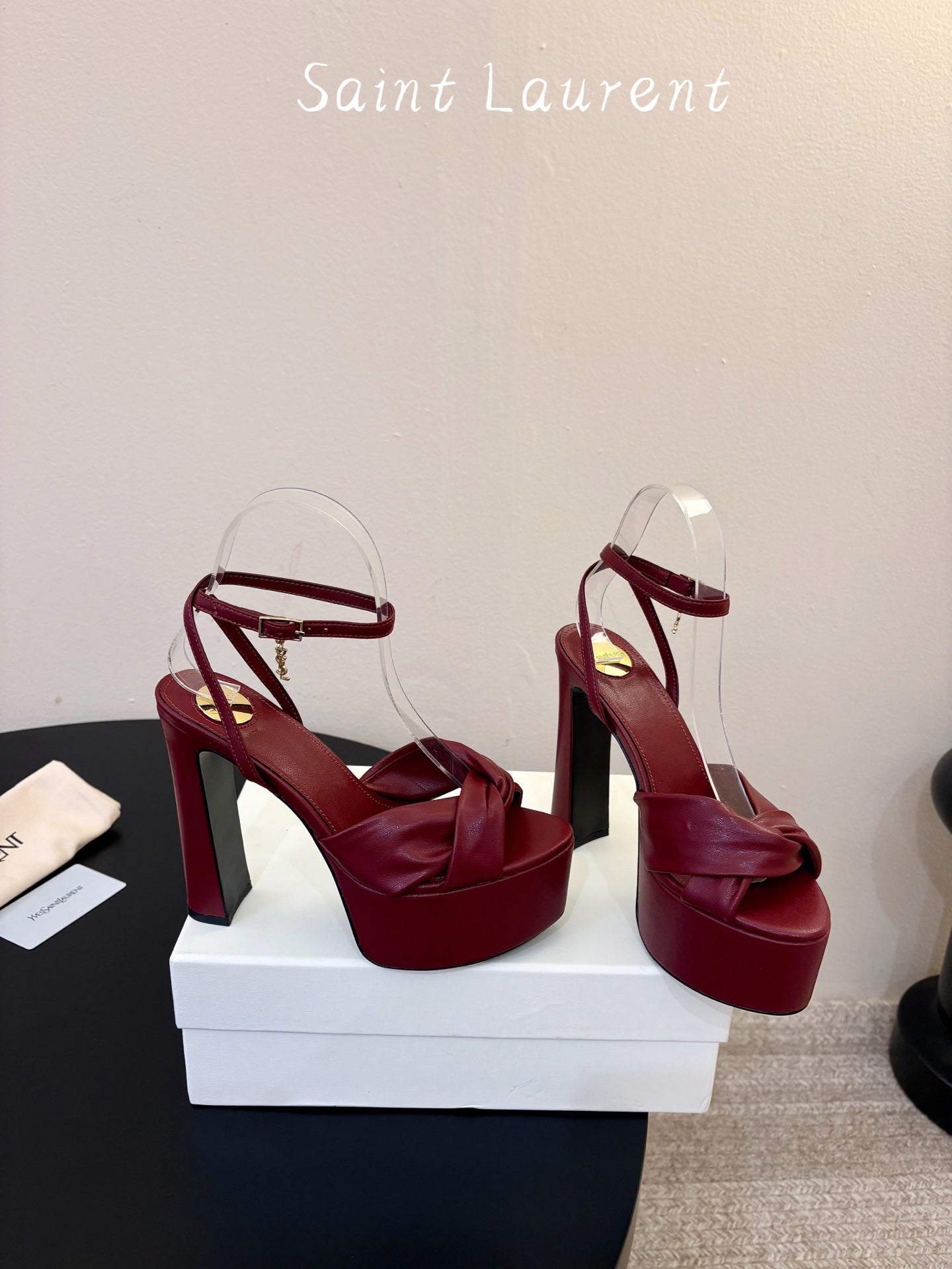 Saint Laurent Franciane Platform Sandals