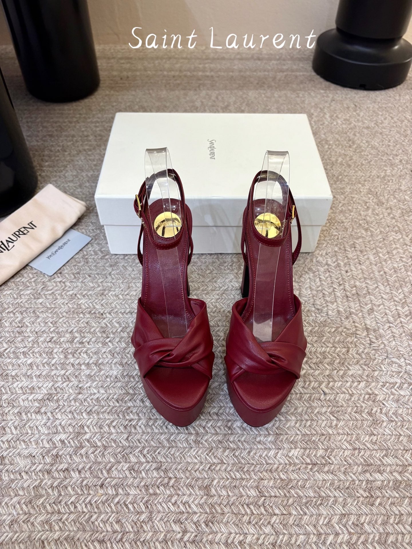 Saint Laurent Franciane Platform Sandals
