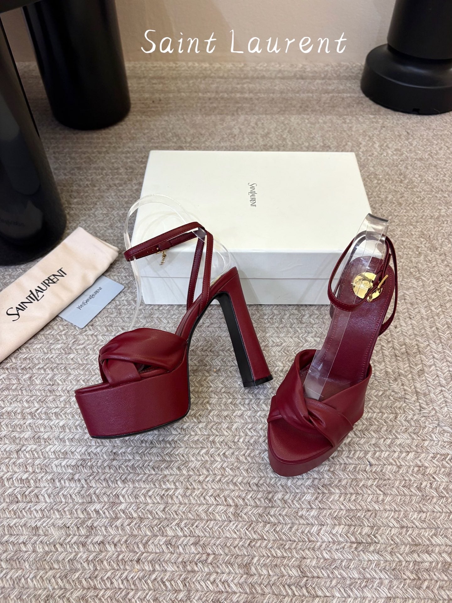 Saint Laurent Franciane Platform Sandals