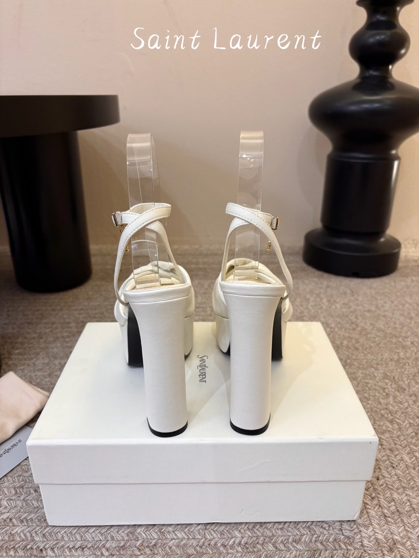 Saint Laurent Franciane Platform Sandals